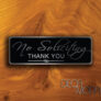 No Solicitation Sign
