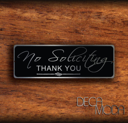 No Solicitation Sign