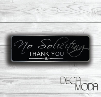 No Solicitation Sign