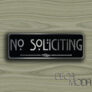 No Soliciting Sign