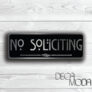 No Soliciting Sign