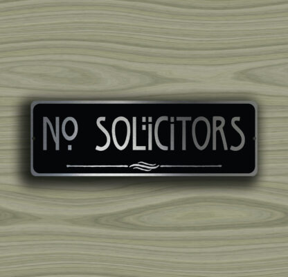 No Solicitors Sign
