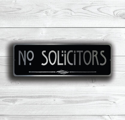 No Solicitors Sign