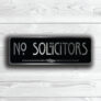 No Solicitors Sign