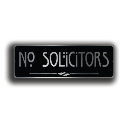 No Solicitors Sign