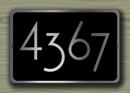 Personalized House Number Sign