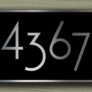 Personalized House Number Sign