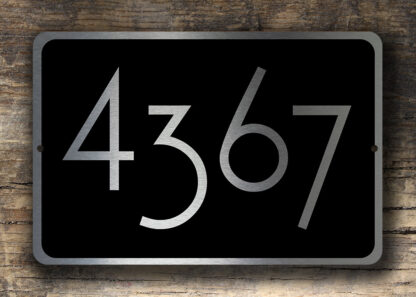 Personalized House Number Sign