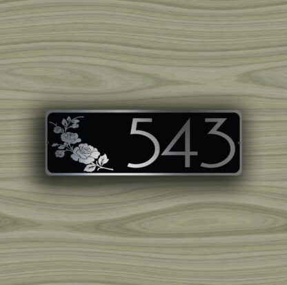 Personalized House Number Sign