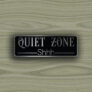 Quiet Zone Sign