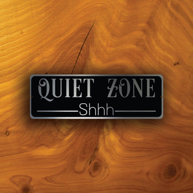 QUIET ZONE SIGN QUIET ZONE SIGN
