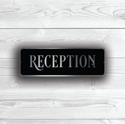 Reception Door Sign