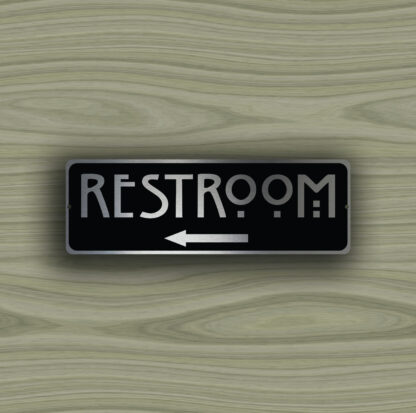 Restroom Door Sign