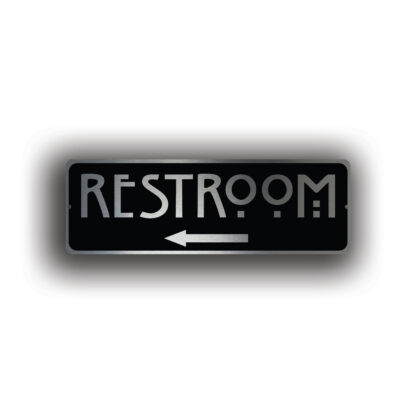 Restroom Door Sign