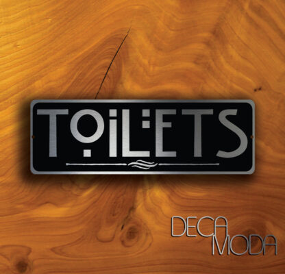 Toilets Door Sign