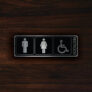 Unisex Accessible Restroom Sign