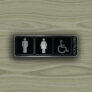 Unisex Accessible Restroom Sign
