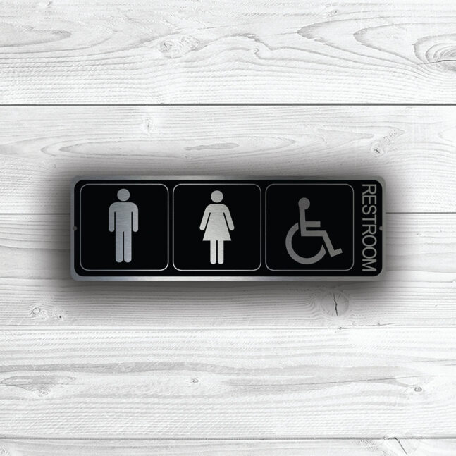 UNISEX-ACCESSIBLE-RESTROOM-Sign-3 Unisex Accessible Restroom Sign
