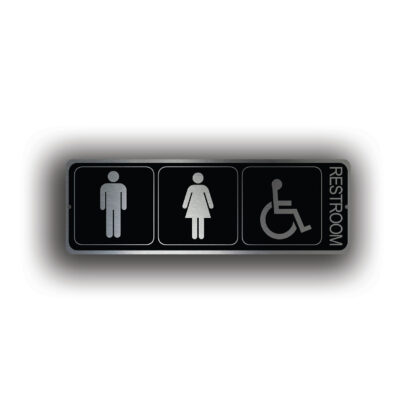 Self-Adhesive Restroom Signs