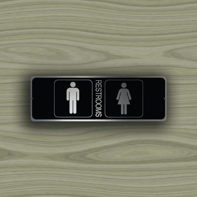 UNISEX-RESTROOM-SIGN-2 Modern Restrooms Sign
