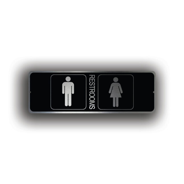 UNISEX-RESTROOM-SIGN-4 Modern Restrooms Sign