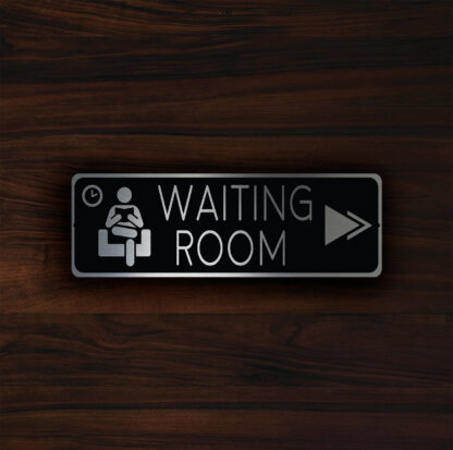 Waiting Room Pointer Sign