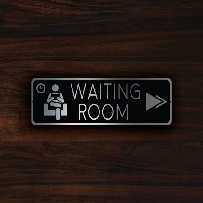 WAITING-ROOM-Pointer-SIGN-1 Waiting Room Pointer Sign