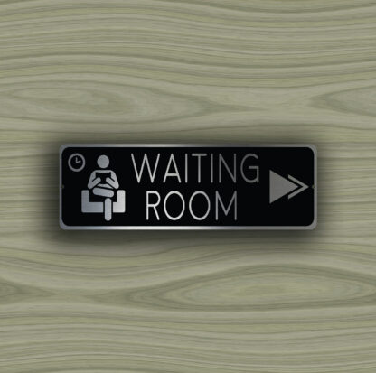Waiting Room Pointer Sign