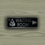 Waiting Room Pointer Sign