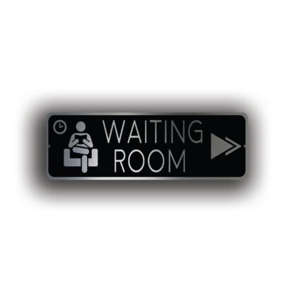 Waiting Room Pointer Sign