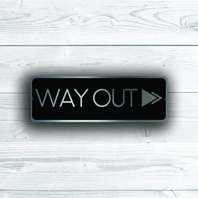 WAY-OUT-DIRECTIONAL-Sign-4 Way Out Directional Sign
