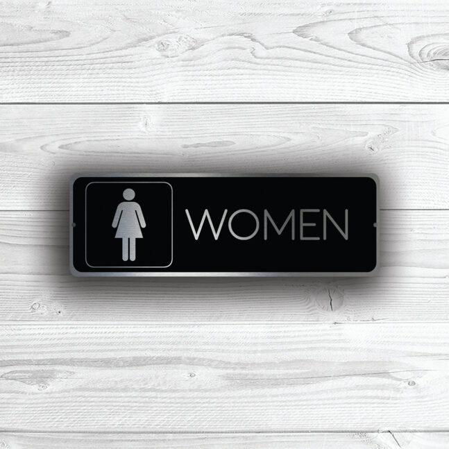 WOMENS-RESTROOM-DOOR-Sign-2 Womens Restroom Door Sign