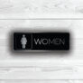 Womens Restroom Door Sign