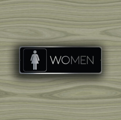 Womens Restroom Door Sign