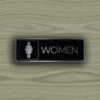 Womens Restroom Door Sign