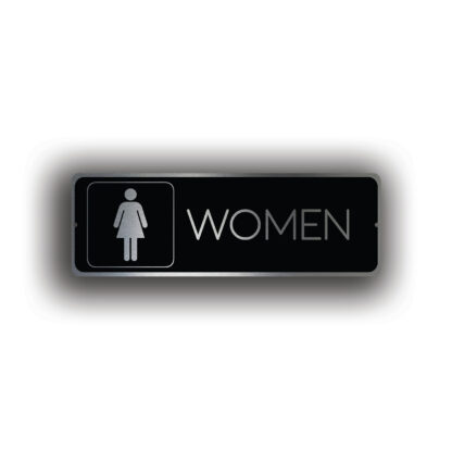 Womens Restroom Door Sign