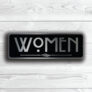 Womens Restroom Sign