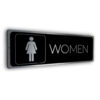 Womens Restroom Door Sign