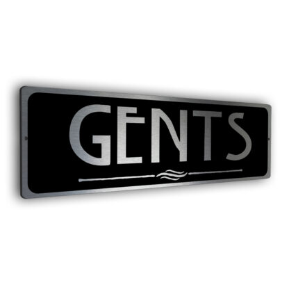gents restroom sign