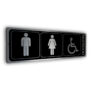 Unisex Accessible Restroom Sign