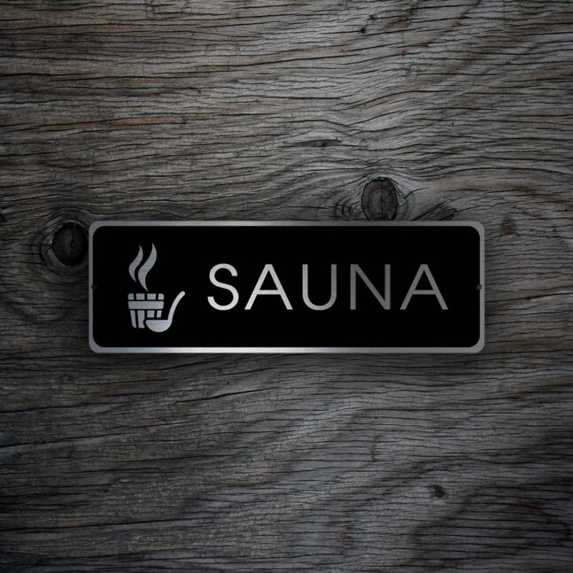 Sauna Sign Sauna Sign