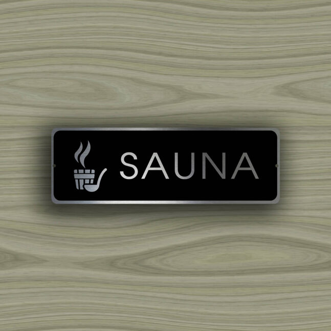 Sauna Sign Sauna Sign