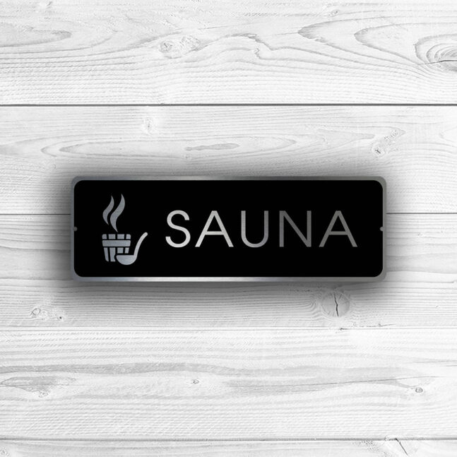 Sauna Sign Sauna Sign
