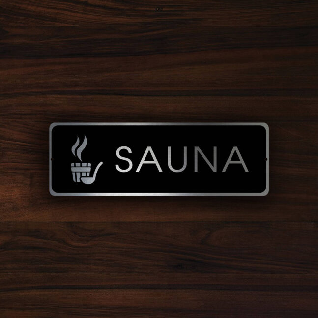 Sauna Sign