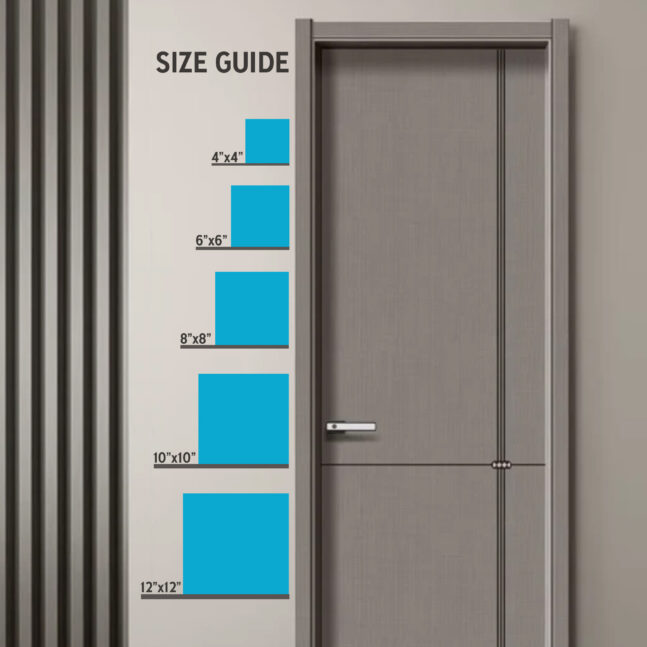 DOOR SIGN SIZE GUIDE copy Hotel Door Number Sign Size Guide