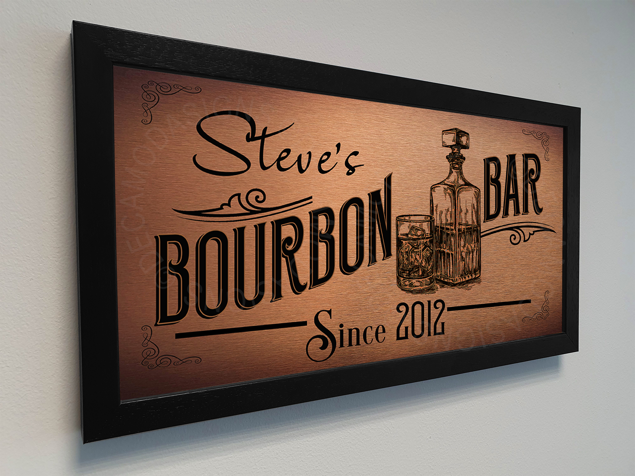 Bourbon Bar Signs