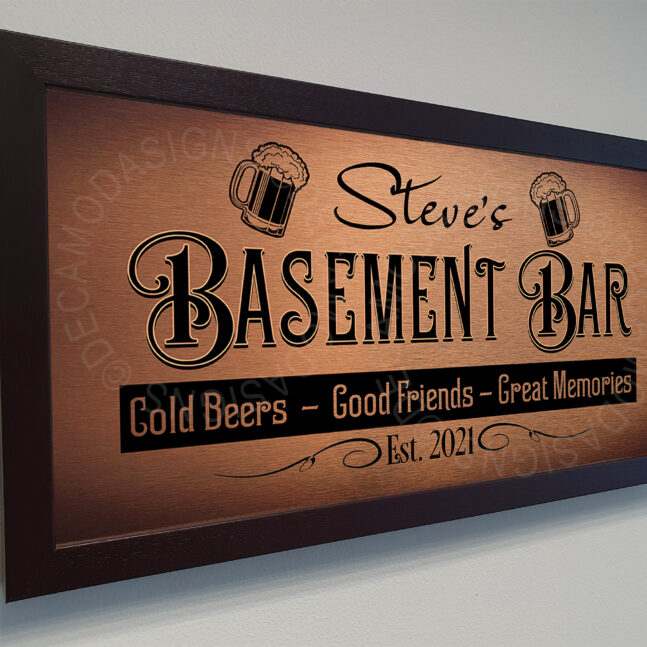 Basement Bar Sign