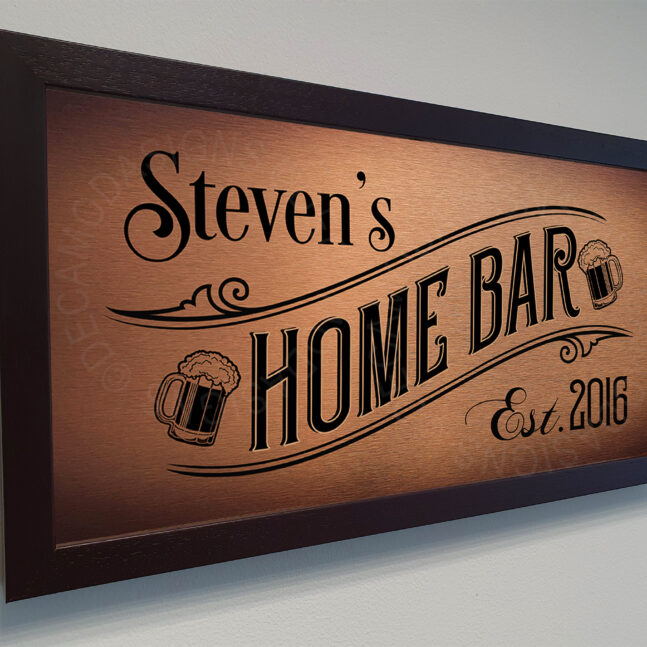 Home Bar Sign