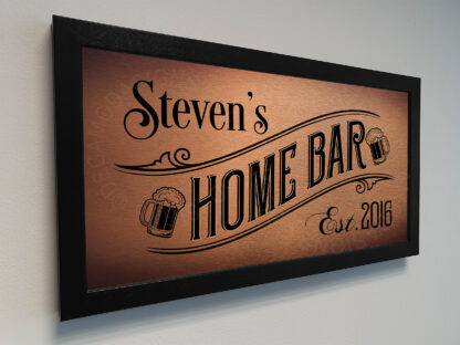 Home Bar Sign