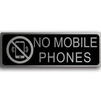 No Mobile Phones Sign